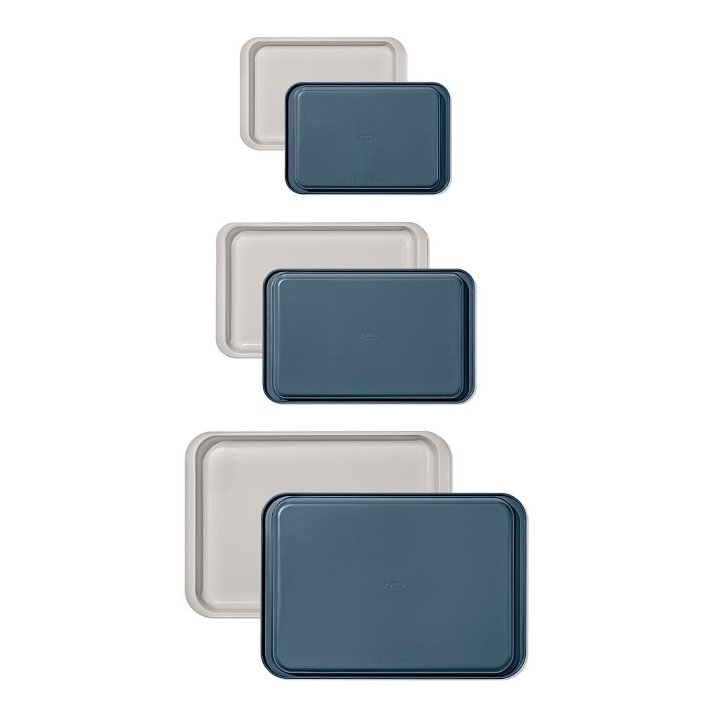 Non-Stick Pro Ceramic Coated Metal Bakeware 3 Pc Set M4