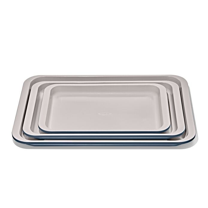 Non-Stick Pro Ceramic Coated Metal Bakeware 3 Pc Set M4