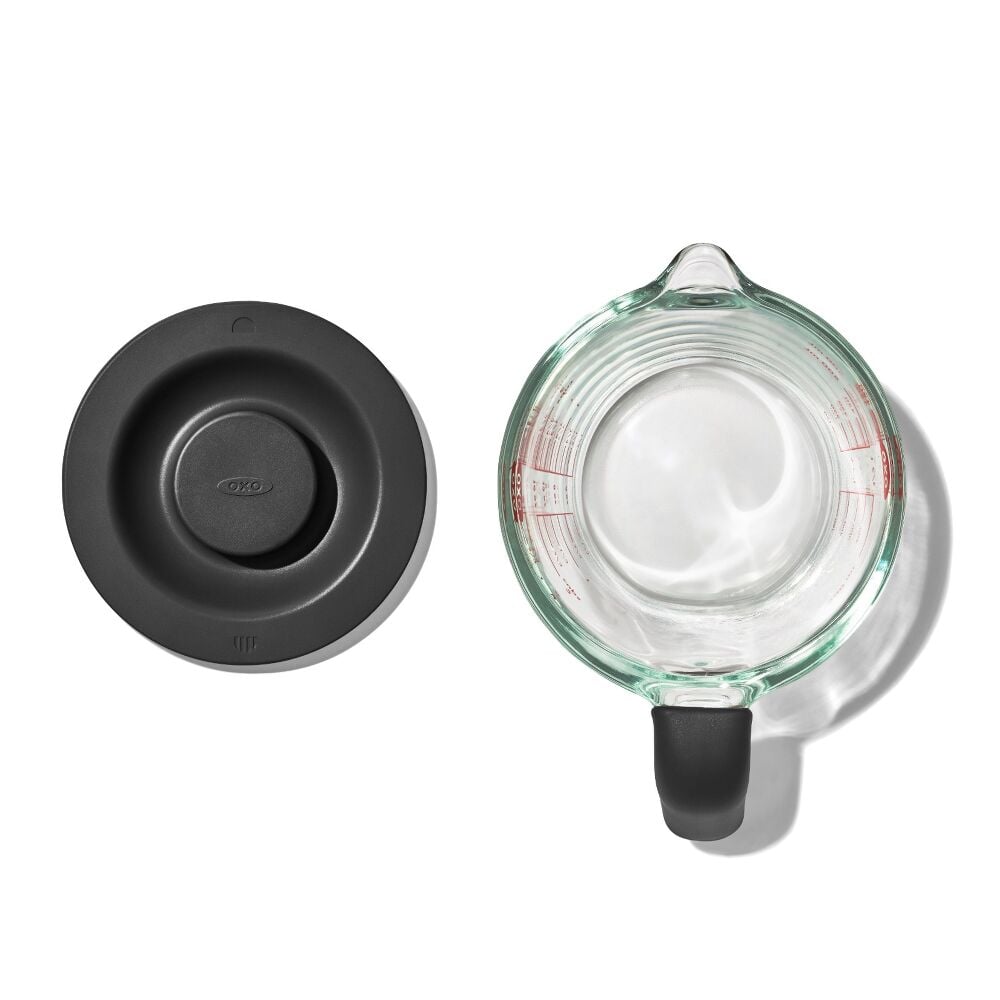 2 Cup Glass Measuring Cup with Lid P8