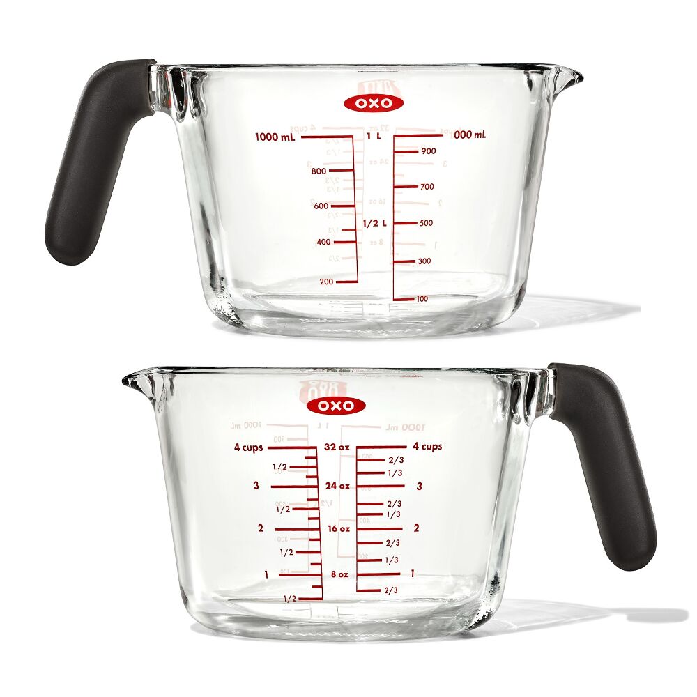 2-Cup and 4-Cup Glass Measuring Cup Set F2