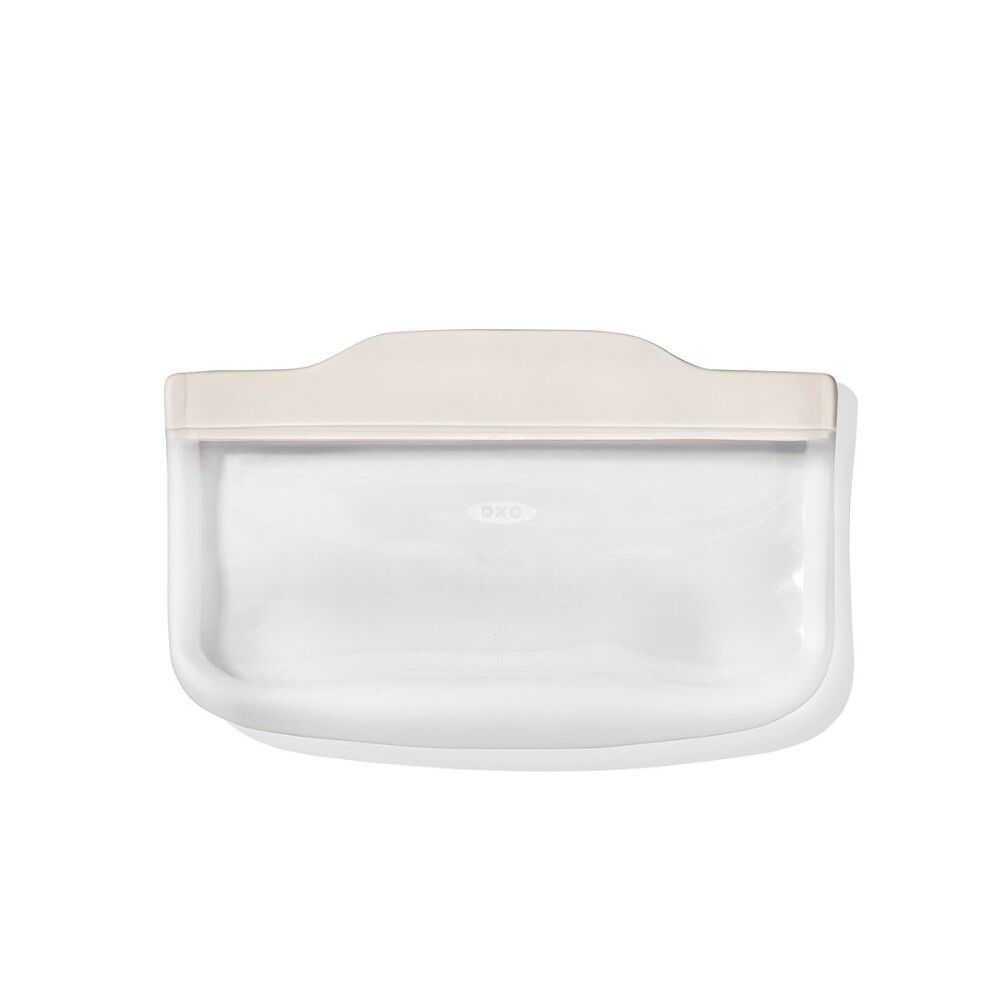 Silicone Reusable Bag - Snack Bag (12 oz) - Oat A2