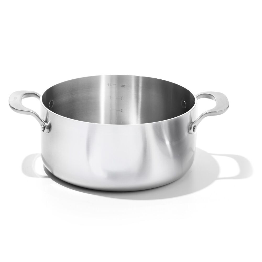 Stainless Steel Mira Series 5.2qt Casserole And Lid J3