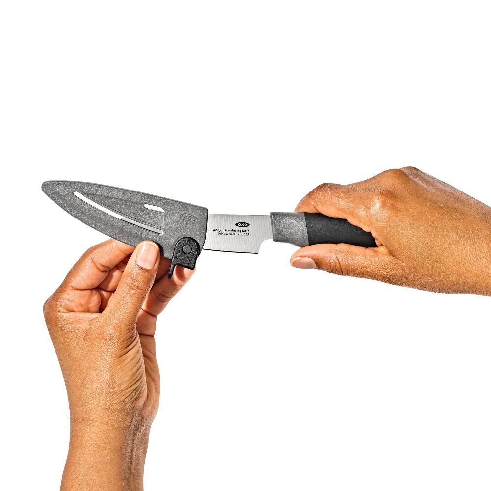 3.5 in Paring Knife with Locking Sheath R6