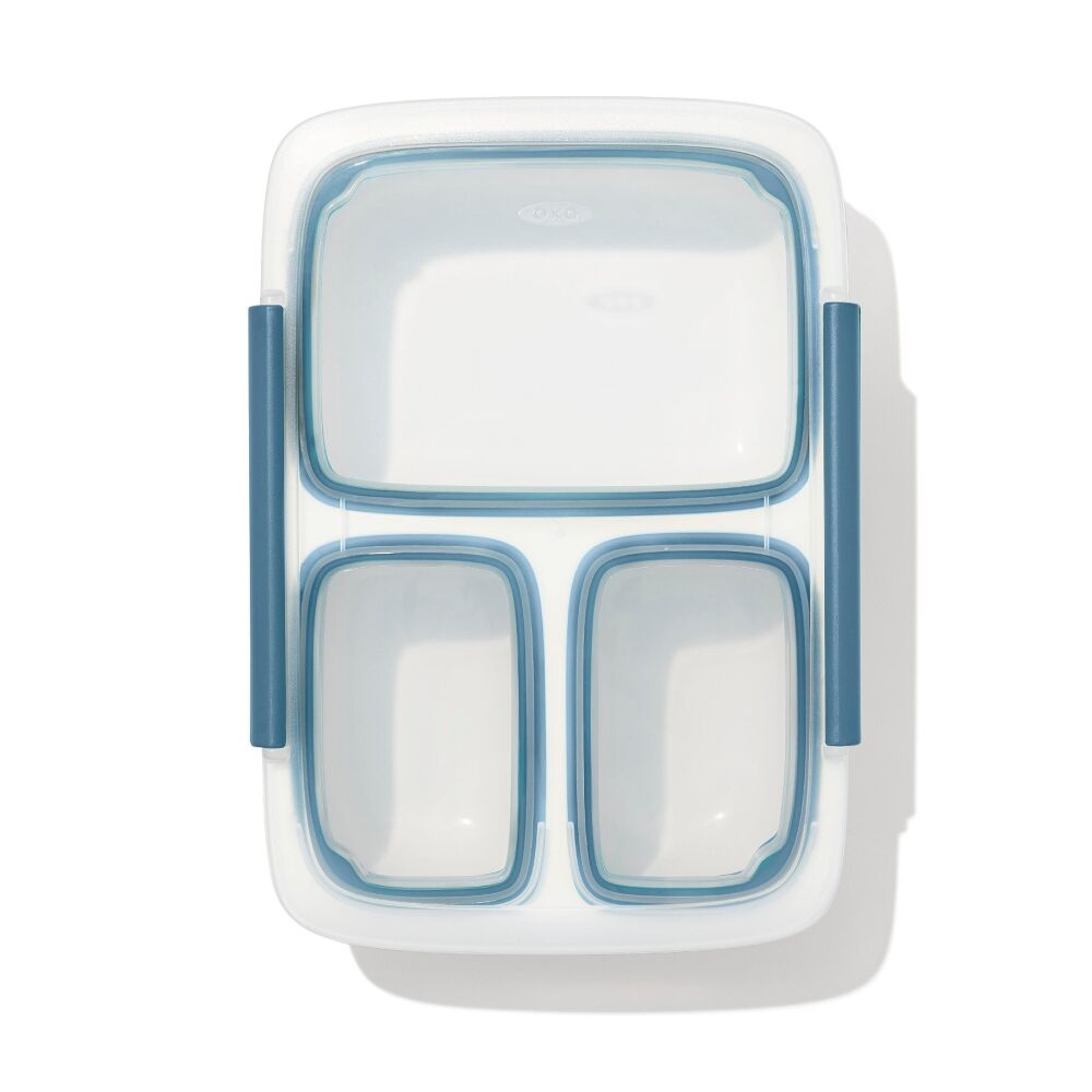 Prep & Go 4.1-Cup Divided Container - Ocean Blue C6