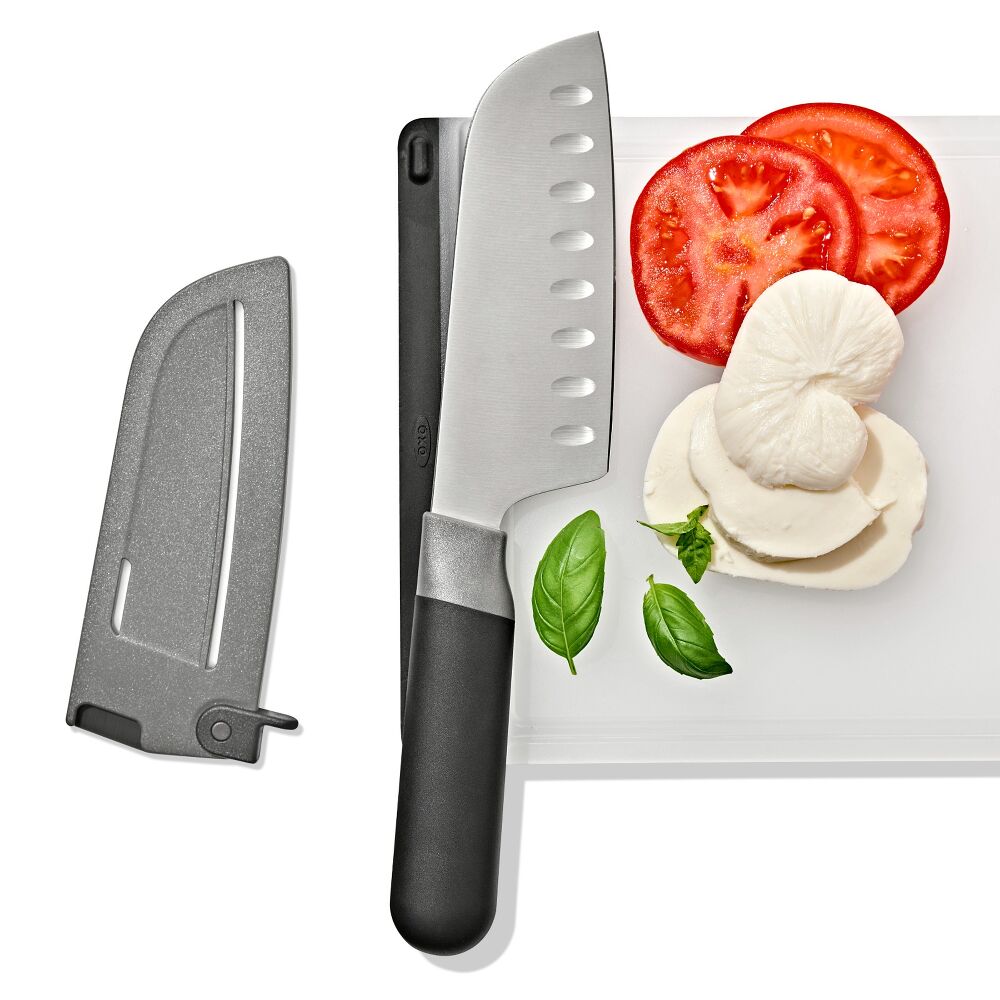 5 in Santoku Knife with Locking Sheath Q4