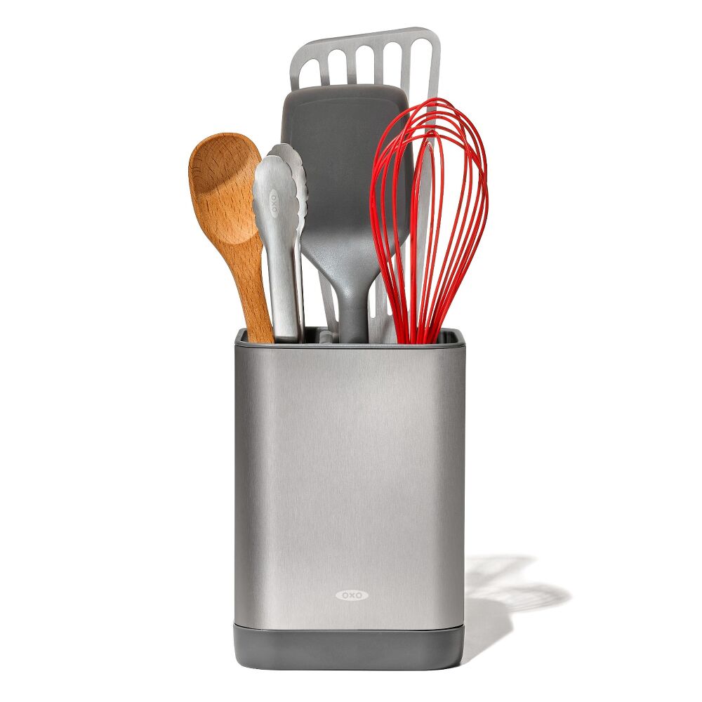 Adjustable Stainless Steel Utensil Holder - Small Y1