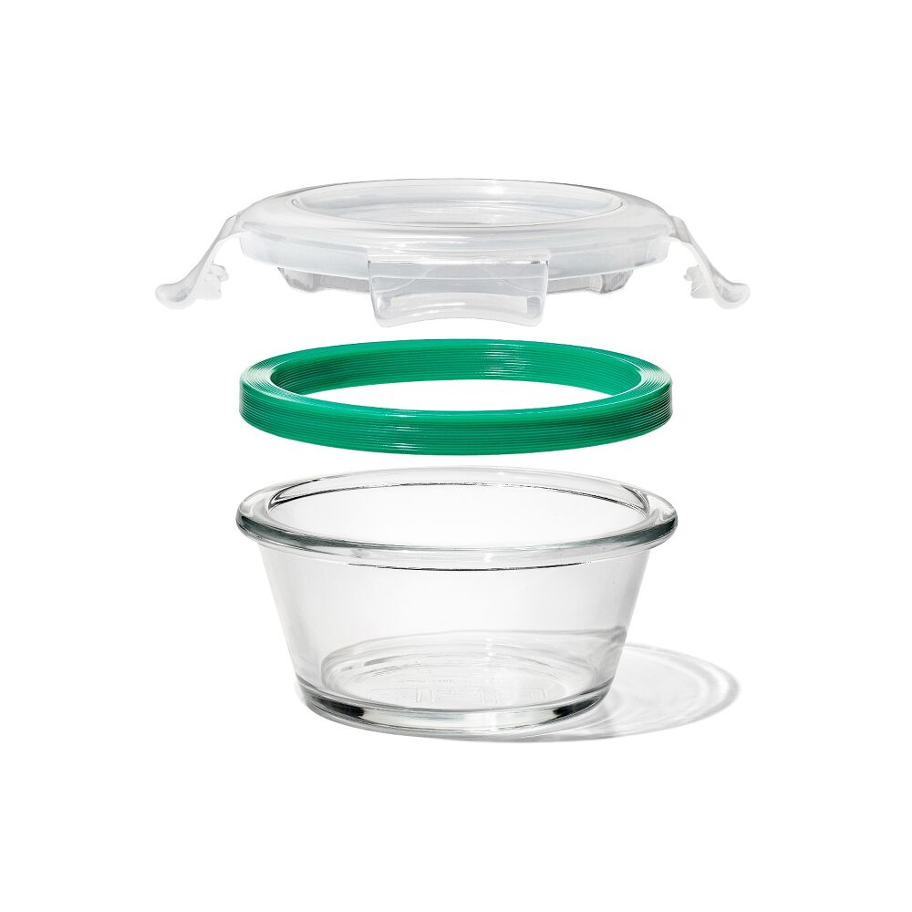 Smart Seal 8-Piece1 Cup Glass Round Container Set O6