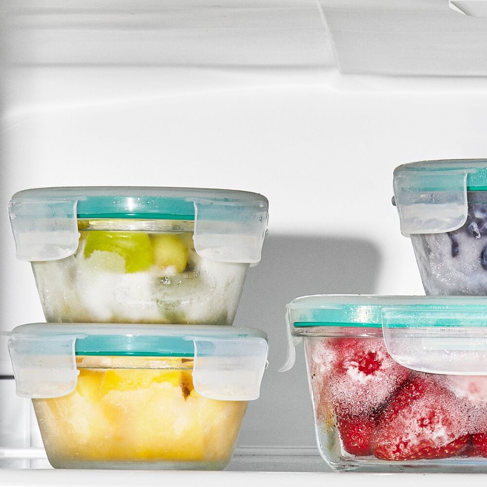 Smart Seal 8-Piece1 Cup Glass Round Container Set O6