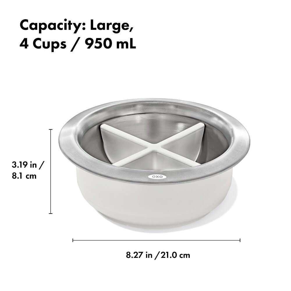 OXO Pet Easy-Clean Slow Feeder - Large, 4 Cups/950 ml F6