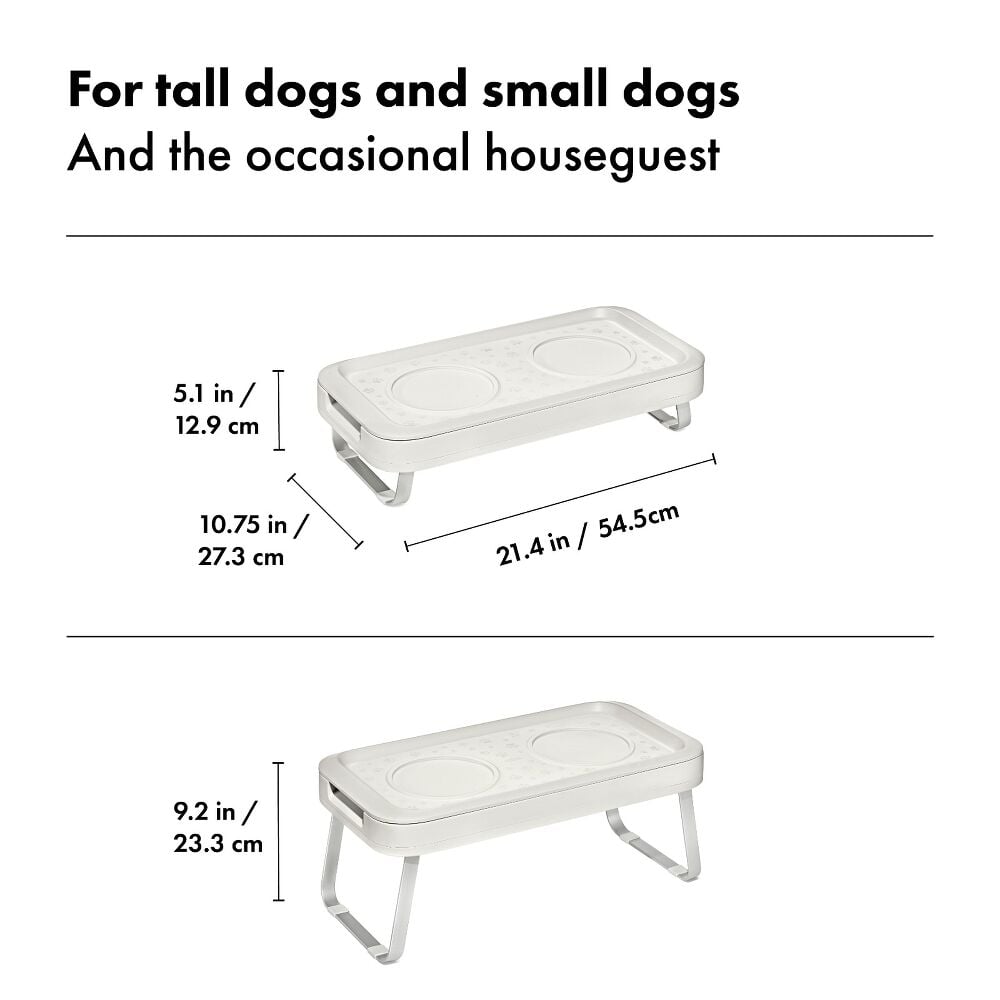 OXO Pet Adjustable Elevated Feeder N9