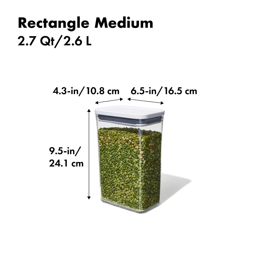 POP Container - Rectangle Medium (2.7 Qt/2.6 L) B1