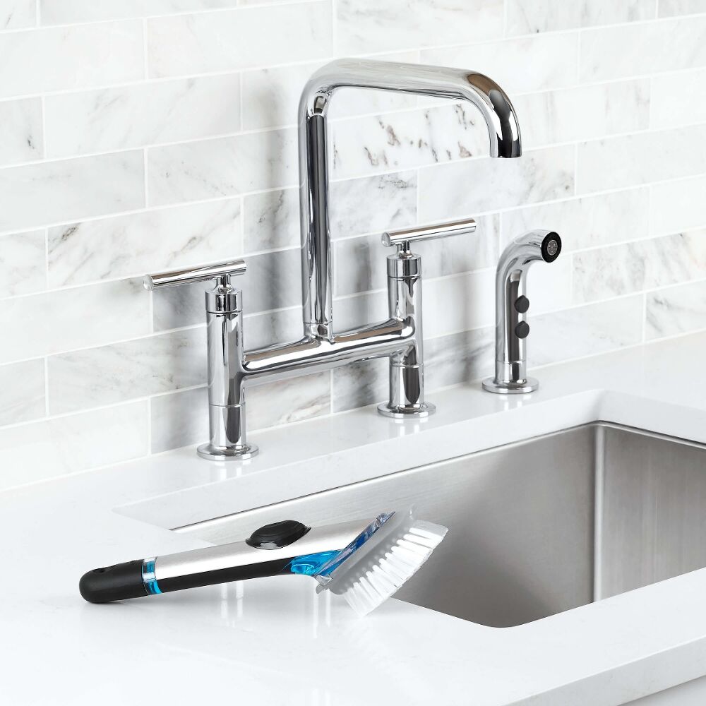 Steel Soap Dispensing Dish Brush Refills M9