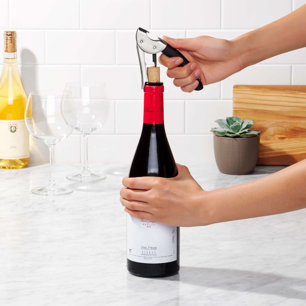 OXO Steel Double Lever Waiter's Corkscrew X0