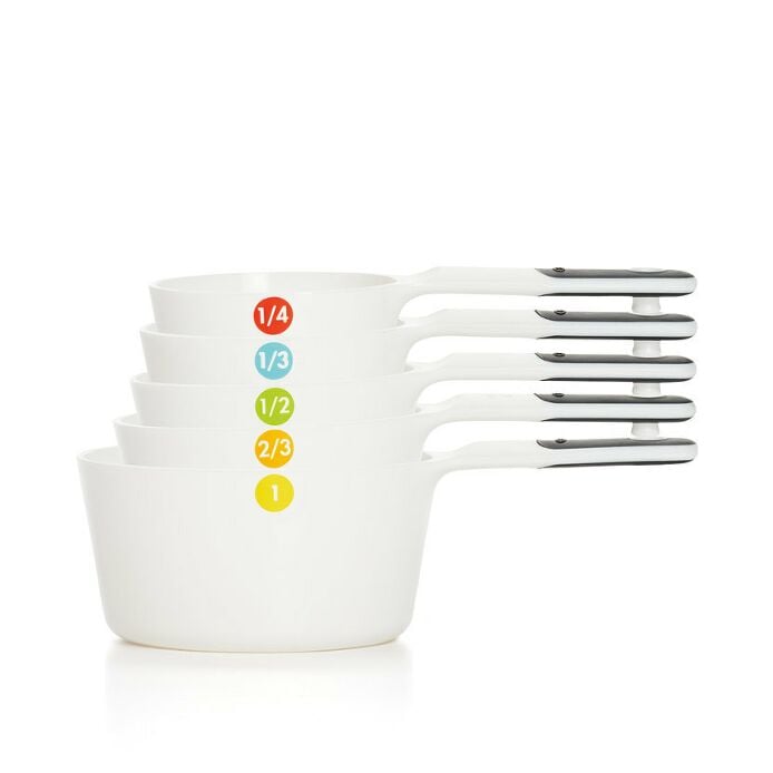 6 Piece Plastic Measuring Cups H0
