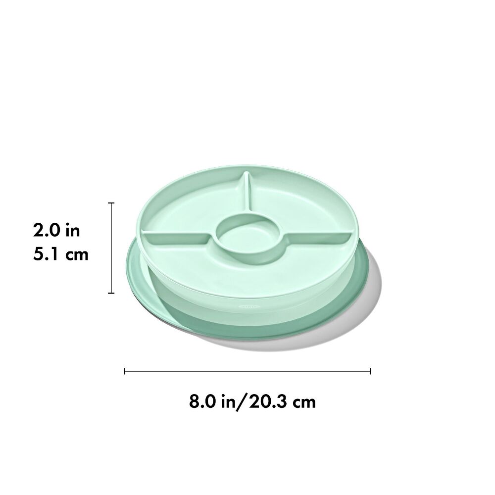 Stick & Stay Suction Divided Plate L6