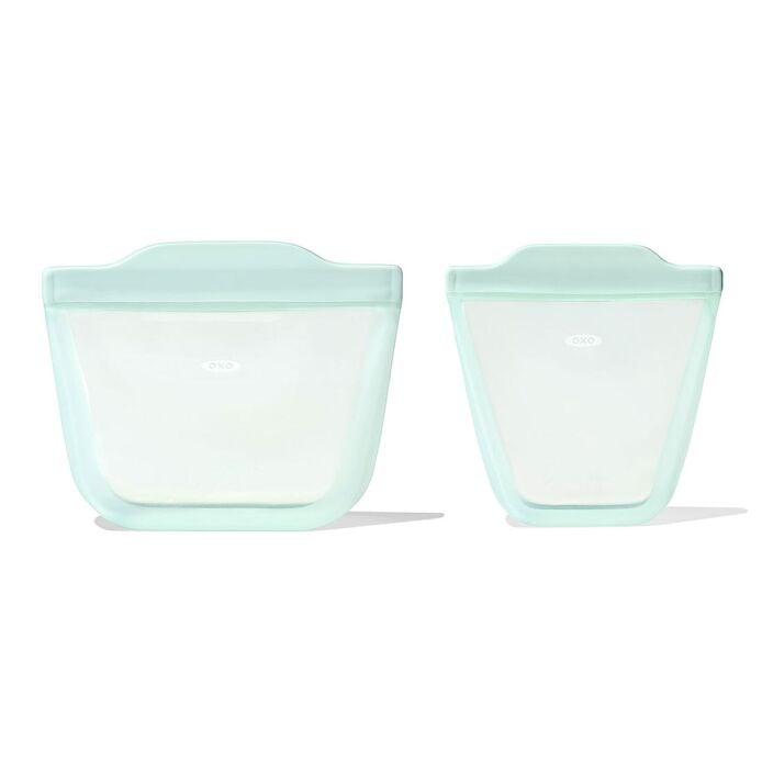Tot Silicone Reusable Bag - 2-Piece Stand-Up Cup Set U9