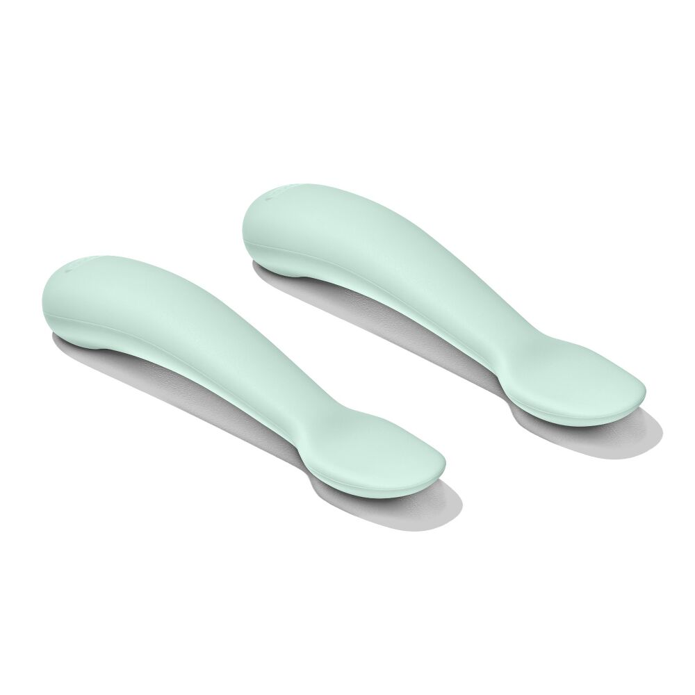 Textured Suction Plate & Spoons Set – 3-Piece L6