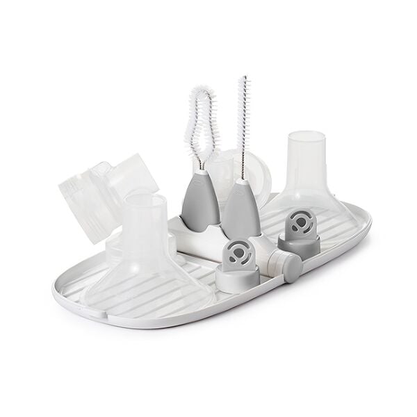 Breast Pump Parts Drying Rack with Detail Brushes D7
