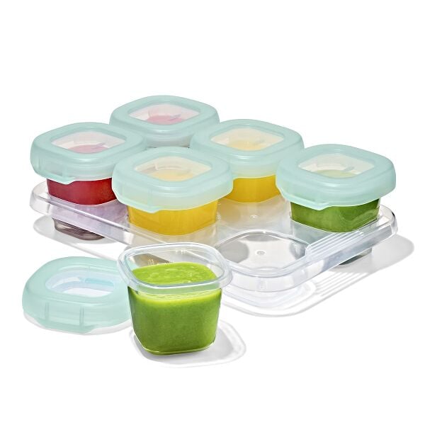 Baby Blocks Food Storage Containers (2 oz) - Opal P2