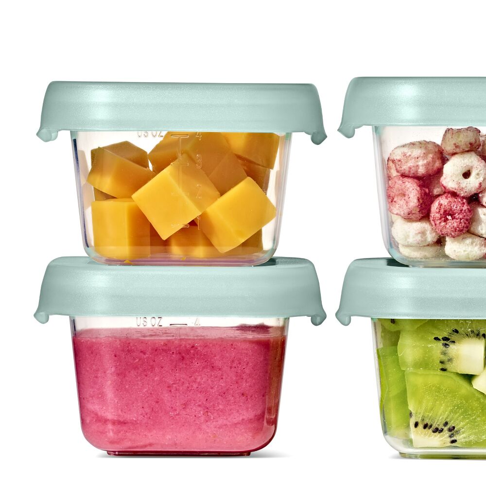 Baby Blocks Food Storage Containers (4 oz) - Opal T8