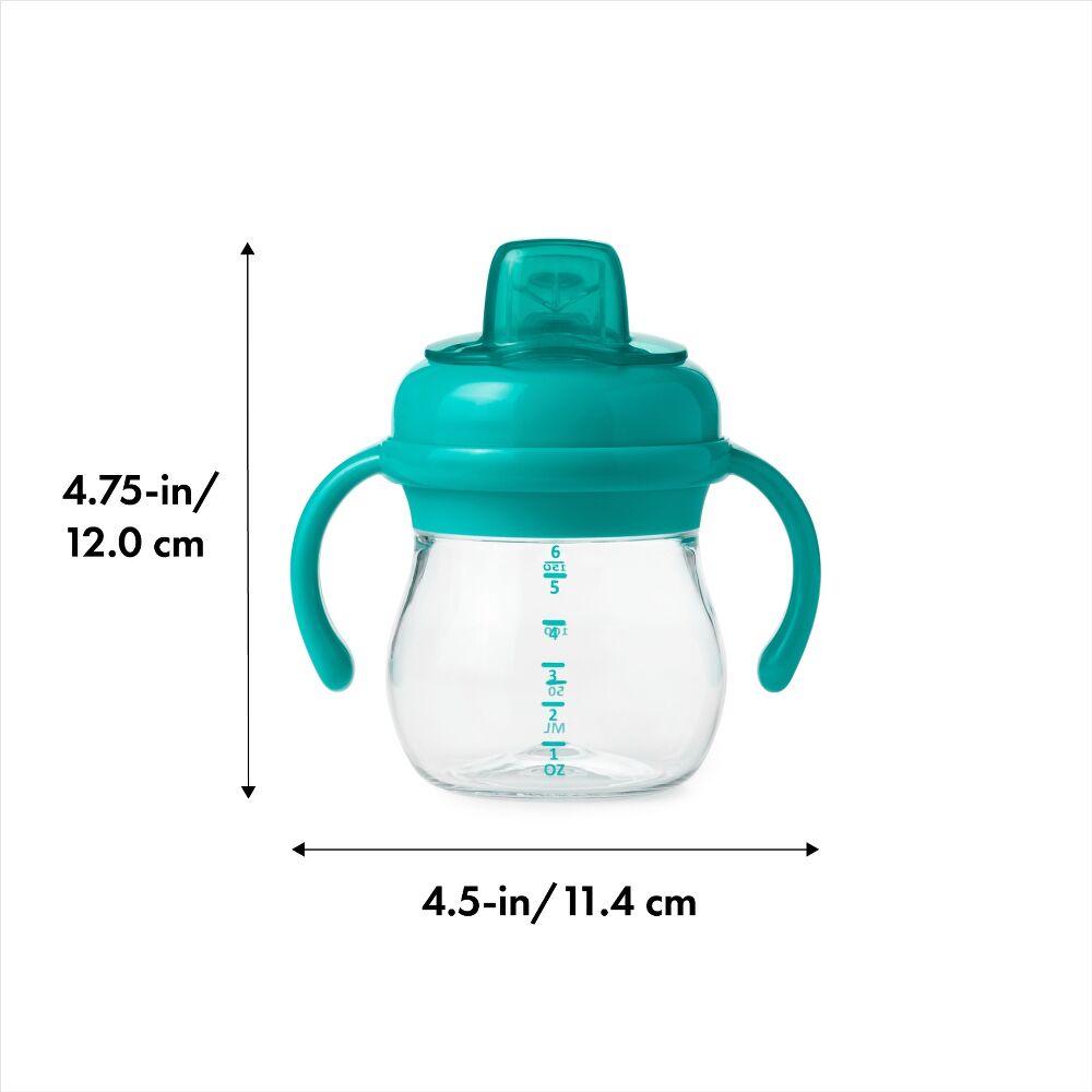 Transitions 6 Oz Soft Spout Sippy Cup with Removable Handles K9