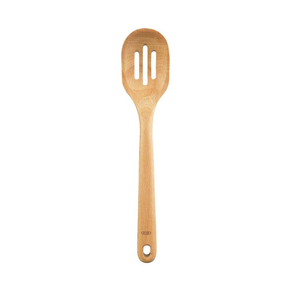 Wooden Slotted Spoon K9