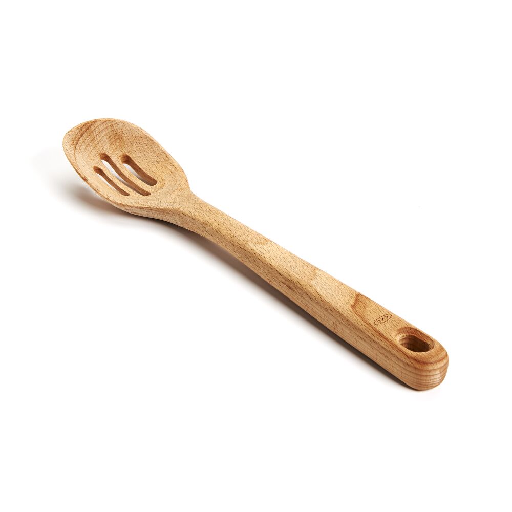 Wooden Slotted Spoon K9