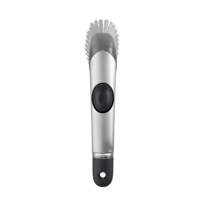 Steel Soap Dispensing Dish Brush Q3