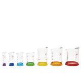 7 Piece Liquid Measuring Beaker Set D6
