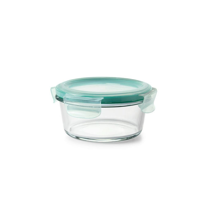 2 Cup Smart Seal Glass Round Container S4