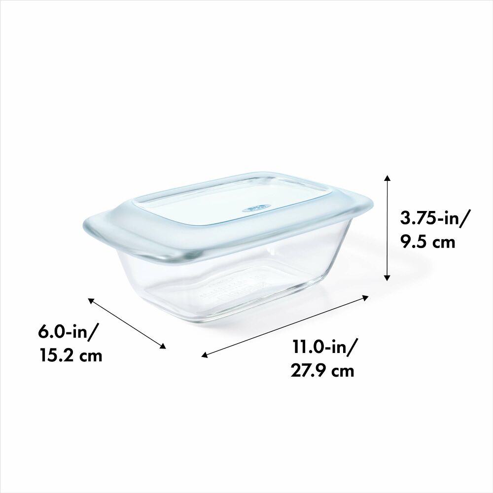 1.6 Qt Loaf Baking Dish with Lid N6