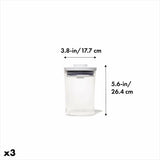 POP Round Canister 3-Piece Mini Bath Set (0.6 Qt) B9