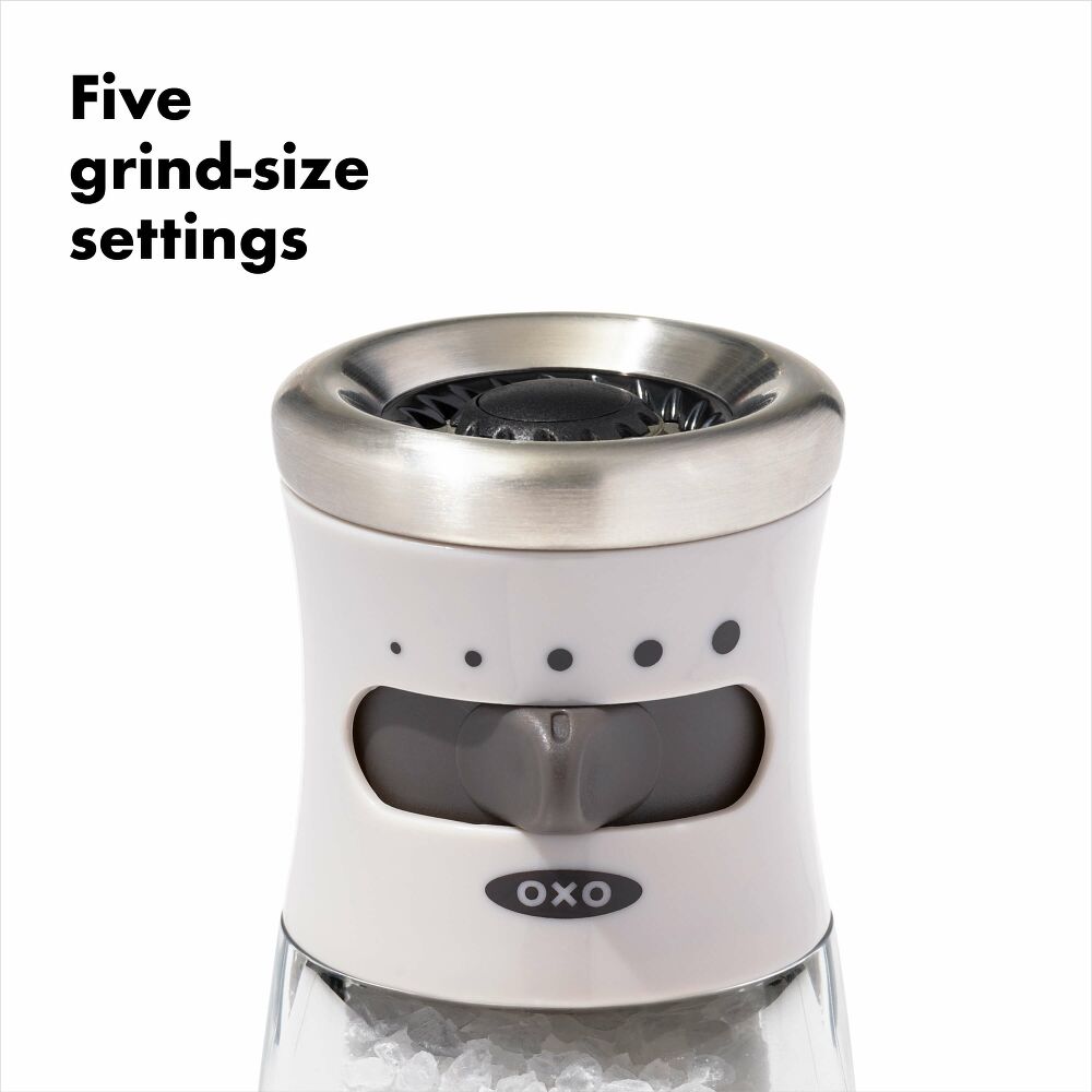 Contoured Mess-Free Salt Grinder O9