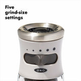 Contoured Mess-Free Pepper Grinder Y0
