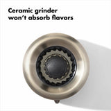 Contoured Mess-Free Pepper Grinder Y0