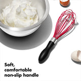 2 Pc Silicone Whisk Set K0