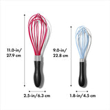 2 Pc Silicone Whisk Set K0