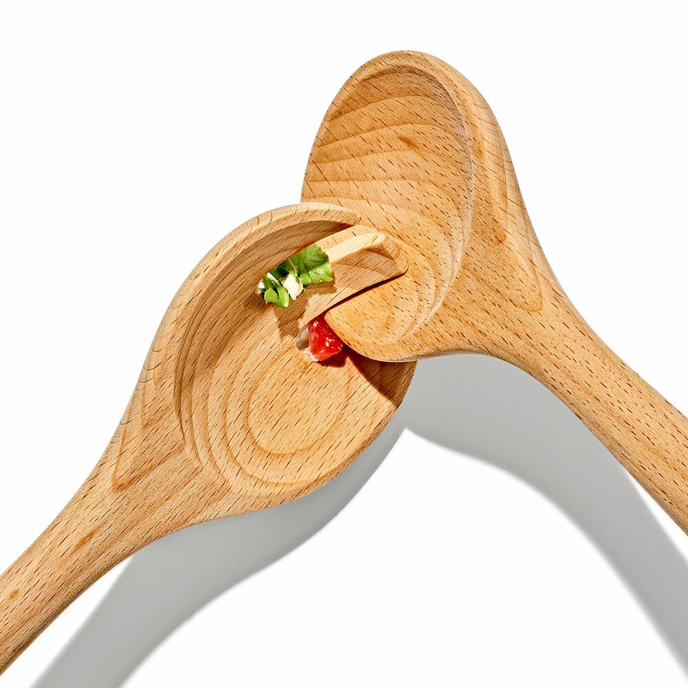 Beechwood Salad Servers – 2-Piece Set V7