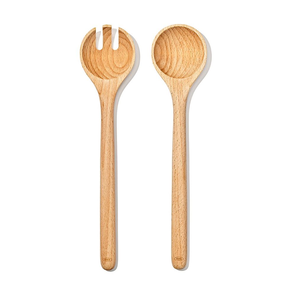 Beechwood Salad Servers – 2-Piece Set V7