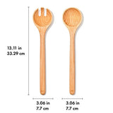Beechwood Salad Servers – 2-Piece Set V7