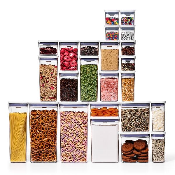 20-Piece POP Container Set & POP 4-Piece Mini Container Set Bundle R4