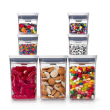 POP 4-Piece Mini Container Set & 3-Piece POP Container Value Set Bundle N4