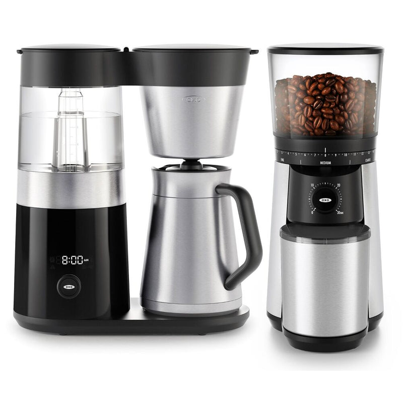 9-Cup Coffee Maker & Conical Burr Coffee Grinder Bundle A5