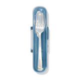 Prep & Go Stainless Steel Utensils With Case - Ocean Blue U0