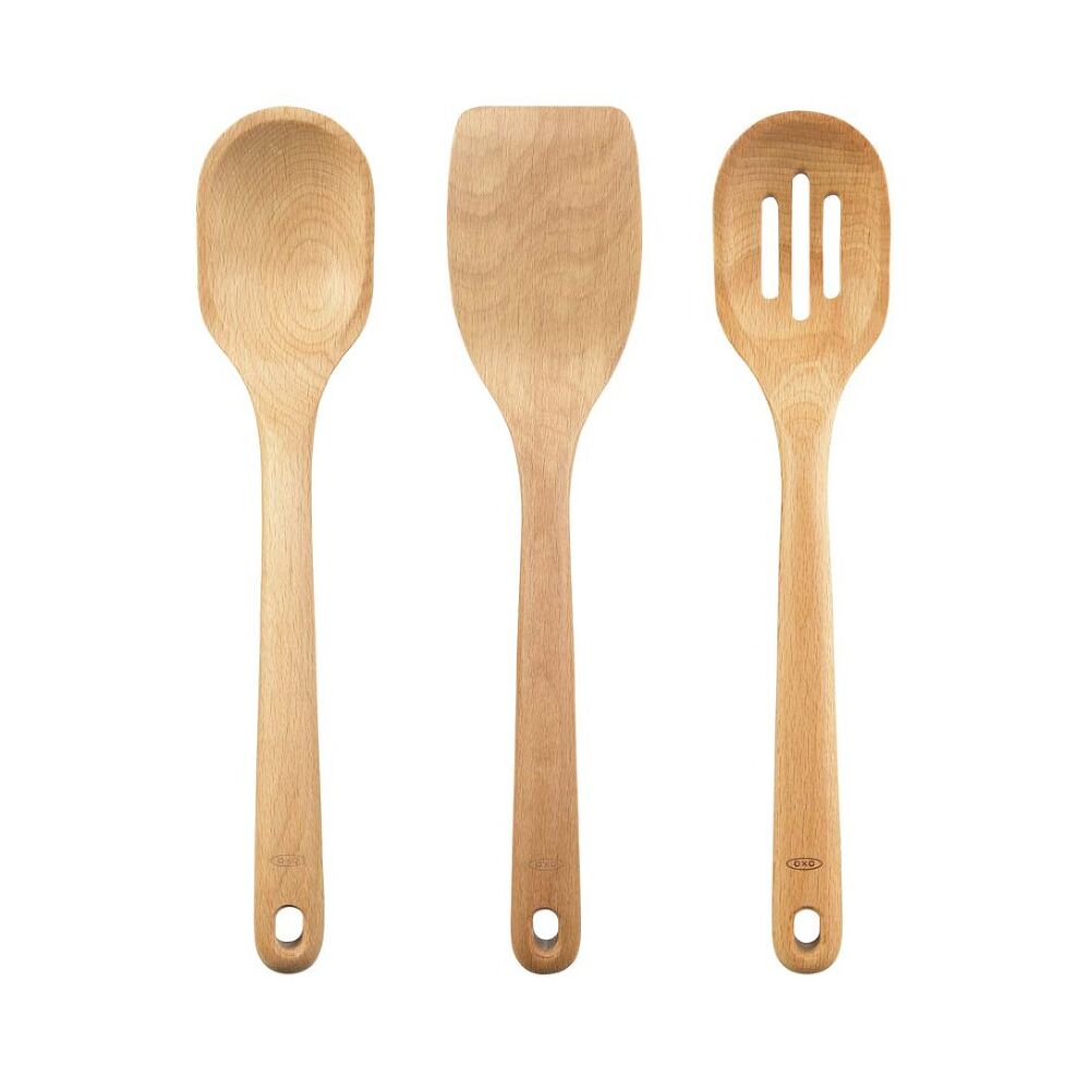 3 Piece Wooden Utensil Set O6