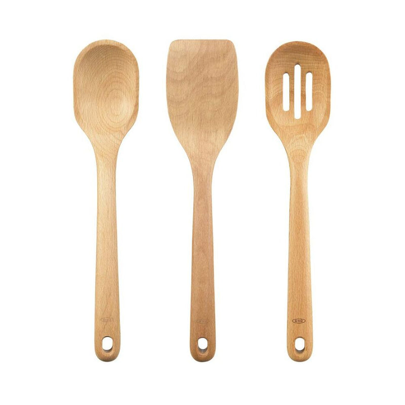 3 Piece Wooden Utensil Set O6