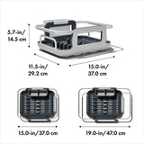 Over-the-sink Aluminum Dish Rack K1