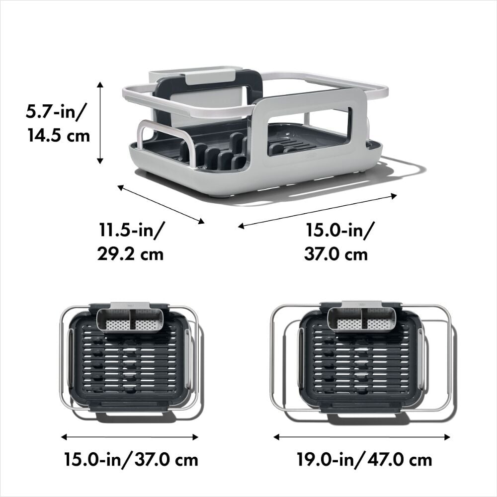 Over-the-sink Aluminum Dish Rack K1