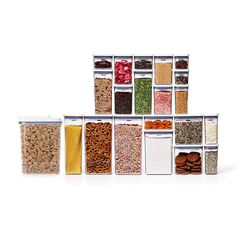 POP Large Cereal Dispenser (4.5 Qt.) & 20-Piece POP Container Set Bundle B9