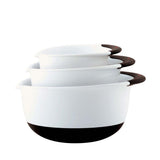 3-Piece Mixing Bowl Set - White D4